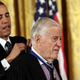 President Barack Obama awarding the Presidential Medal of Freedom to Ben Bradlee, former executive editor of the Washington Post, in November 2013.
Win McNamee/Getty Images